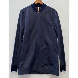 Civil Society Jacket Full Zip Men's Small Navy Bomber Blue‎